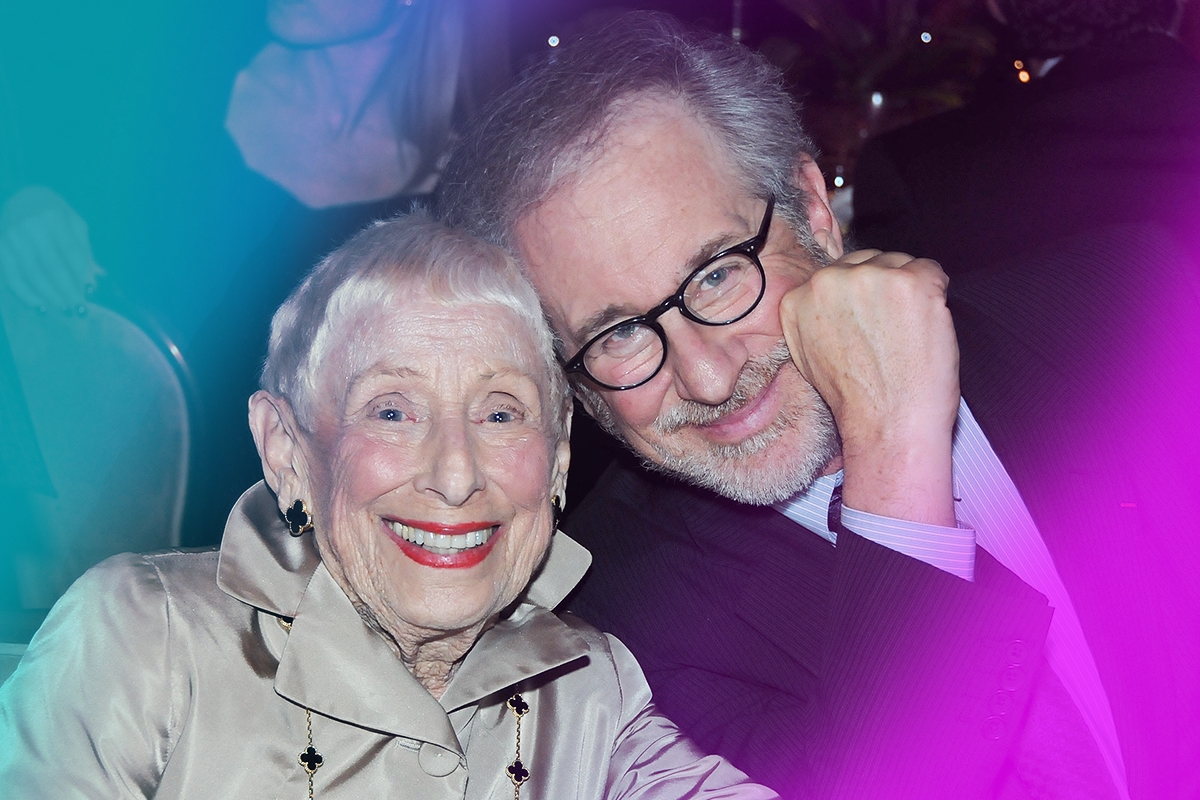 Director Steven Spielberg (R) and his mother Leah Adler attend the ADL Los Angeles Dinner Honoring Steven Spielberg at The Beverly Hilton Hotel on December 9, 2009 in Beverly Hills, California.