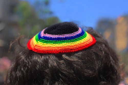 Rainbow-kippah