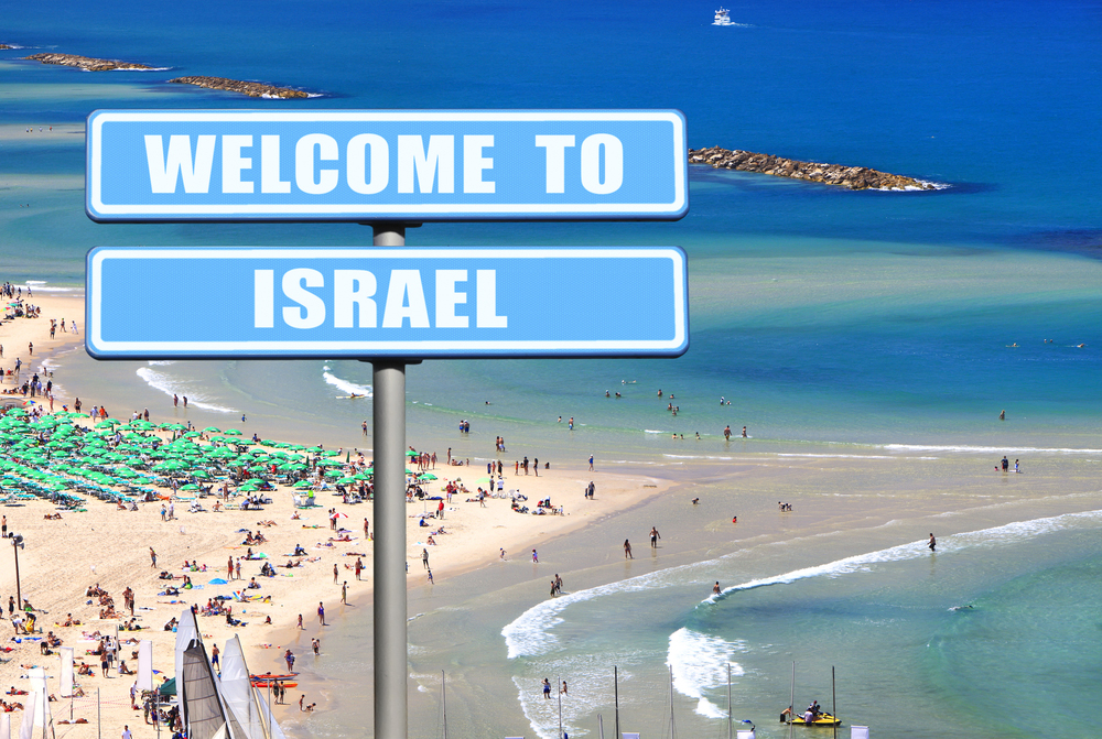 欢迎来到以色列特拉维夫海滩