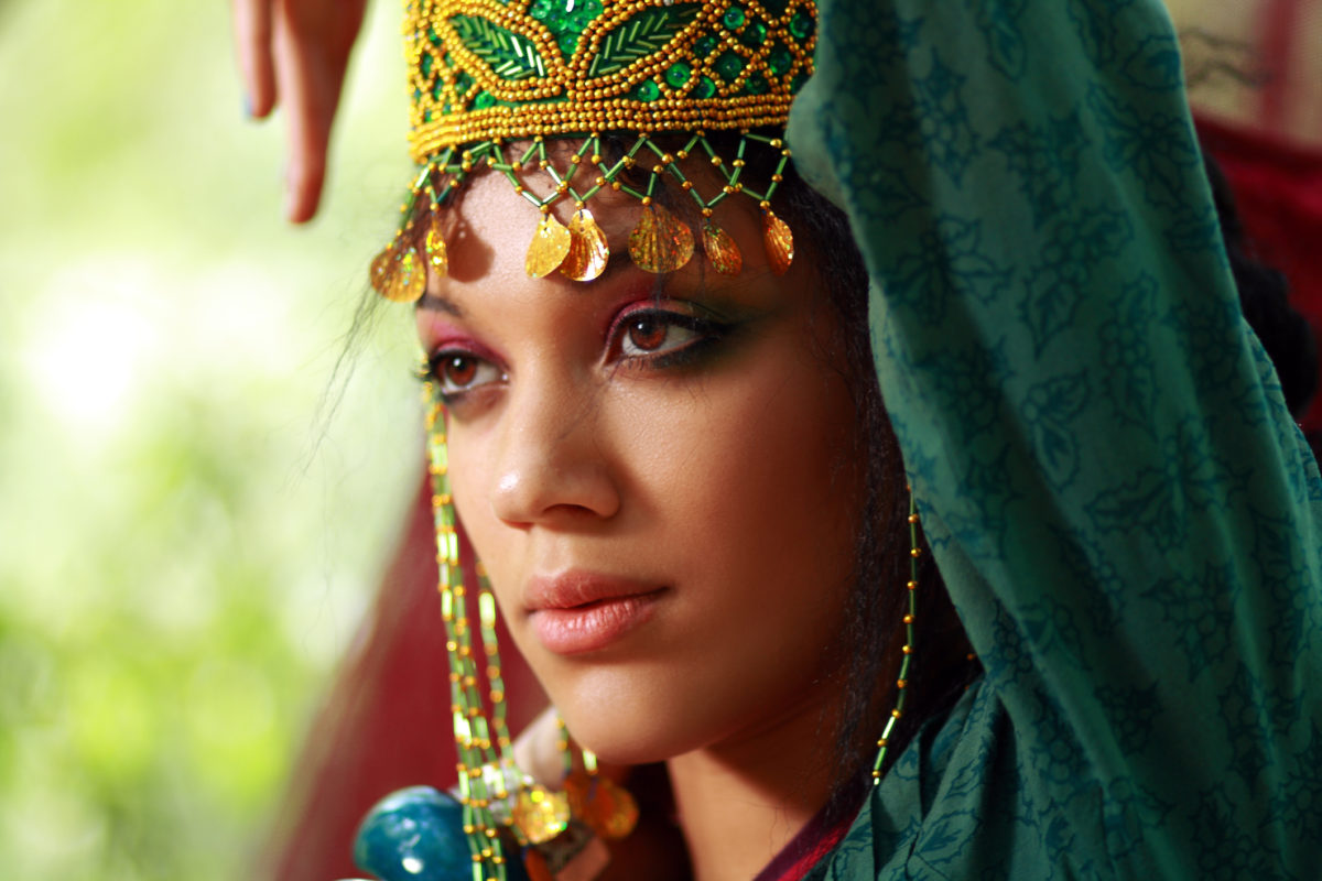 美丽的非洲女子波西米亚东部公主