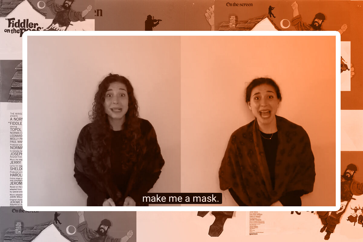Screengrab from Maskmaker, Maskmaker video