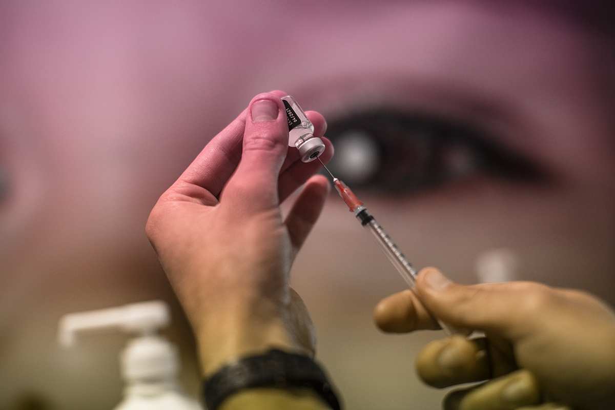 以色列的冠状病毒疫苗接种